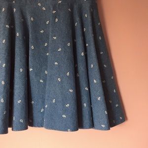 Dusen Dusen Dresses - Dusen Dusen Denim Paisley Dress Dusen Dusen Dresses - Dusen Dusen Denim Paisley Dress